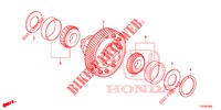 INGRANAGGIO DIFFERENZIALE (DIESEL) per Honda ACCORD TOURER DIESEL 2.2 S 5 Porte 6 velocità manuale 2014