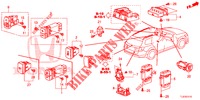 INTERRUTTORE (LH) per Honda ACCORD TOURER DIESEL 2.2 S 5 Porte 6 velocità manuale 2014
