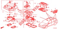 LUCE INTERIORE (1) per Honda ACCORD TOURER DIESEL 2.2 S 5 Porte 6 velocità manuale 2014