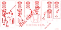 PARTI CORTE SET SERBATOIO CARBURANTE  per Honda ACCORD TOURER DIESEL 2.2 S 5 Porte 6 velocità manuale 2014