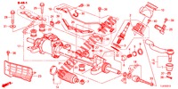 SCATOLA INGRANAGGIO P.S. (EPS) (DIESEL) (LH) per Honda ACCORD TOURER DIESEL 2.2 S 5 Porte 6 velocità manuale 2014
