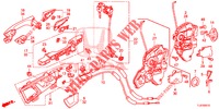 SERRATURE PORTIERE ANT./MANIGLIA ESTERNA  per Honda ACCORD TOURER DIESEL 2.2 S 5 Porte 6 velocità manuale 2014