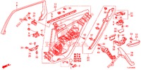FODERAMENTO PORTIERA(4D)  per Honda ACCORD TOURER DIESEL 2.2 S 5 Porte 5 velocità automatico 2014