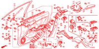 FODERAMENTO PORTIERA ANT. (LH) per Honda ACCORD TOURER DIESEL 2.2 S 5 Porte 5 velocità automatico 2014