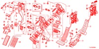 PEDALE (LH) per Honda ACCORD TOURER DIESEL 2.2 S 5 Porte 5 velocità automatico 2014