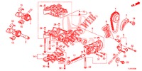 POMPA OLIO (DIESEL) per Honda ACCORD TOURER DIESEL 2.2 S 5 Porte 5 velocità automatico 2014