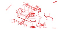 PARAURTI POSTERIORE  per Honda CIVIC 1.5 CONFORT 4 Porte 6 velocità manuale 2017