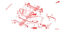 PARAURTI POSTERIORE  per Honda CIVIC 1.5 ELEGANCE 4 Porte 6 velocità manuale 2017