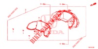 TACHIMETRO (NS) per Honda CIVIC 1.5 ELEGANCE 4 Porte 6 velocità manuale 2017