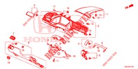ABBELLIMENTO STRUMENTI (COTE DE CONDUCTEUR) (LH) per Honda CIVIC 1.5 EXCLUSIVE 4 Porte pieno automatica 2017