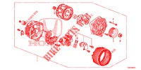 ALTERNATORE (MITSUBISHI) (1.4L) per Honda CIVIC 1.4 COMFORT 5 Porte 6 velocità manuale 2012