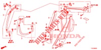 ARIA CONDIZIONATA (FLEXIBLES/TUYAUX) (LH) per Honda CIVIC 1.4 COMFORT 5 Porte 6 velocità manuale 2012