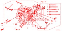BARDATURA FILO MOTORE (1.4L) per Honda CIVIC 1.4 COMFORT 5 Porte 6 velocità manuale 2012