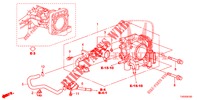 CORPO VALVOLA IMMISSIONE (1.4L) per Honda CIVIC 1.4 COMFORT 5 Porte 6 velocità manuale 2012