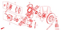 FRENO ANTERIORE  per Honda CIVIC 1.4 COMFORT 5 Porte 6 velocità manuale 2012