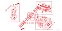 KIT GUARNIZIONE/ ASS. TRASMISSIONE (1.4L) per Honda CIVIC 1.4 COMFORT 5 Porte 6 velocità manuale 2012