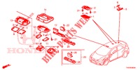 LUCE INTERIORE  per Honda CIVIC 1.4 COMFORT 5 Porte 6 velocità manuale 2012
