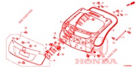 PANNELLO PORTELLONE(2D)  per Honda CIVIC 1.4 COMFORT 5 Porte 6 velocità manuale 2012