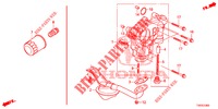 POMPA OLIO (1.4L) per Honda CIVIC 1.4 COMFORT 5 Porte 6 velocità manuale 2012