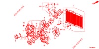 RADIATORE (1.4L) per Honda CIVIC 1.4 COMFORT 5 Porte 6 velocità manuale 2012
