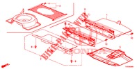 SCATOLA PAVIMENTO POST.  per Honda CIVIC 1.4 COMFORT 5 Porte 6 velocità manuale 2012