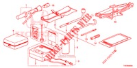 UTENSILI/CRICCO  per Honda CIVIC 1.4 COMFORT 5 Porte 6 velocità manuale 2012