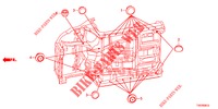 ANELLO DI TENUTA (INFERIEUR) per Honda CIVIC 1.8 COMFORT 5 Porte 6 velocità manuale 2012