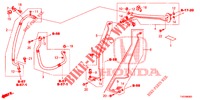 ARIA CONDIZIONATA (FLEXIBLES/TUYAUX) (LH) per Honda CIVIC 1.8 COMFORT 5 Porte 6 velocità manuale 2012