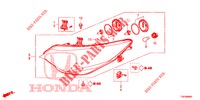 FANALE  per Honda CIVIC 1.8 COMFORT 5 Porte 6 velocità manuale 2012