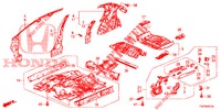 PAVIMENTO/PANNELLI INTERNI  per Honda CIVIC 1.8 COMFORT 5 Porte 6 velocità manuale 2012
