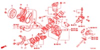 POMPA ACQUA/TERMOSTATO (1.8L) per Honda CIVIC 1.8 COMFORT 5 Porte 6 velocità manuale 2012