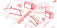 SCHERMO CENTRO  per Honda CIVIC 1.8 COMFORT 5 Porte 6 velocità manuale 2012