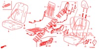 SEDILE ANTERIORE/CINTURE DI SICUREZZA (D.) (LH) per Honda CIVIC 1.8 COMFORT 5 Porte 6 velocità manuale 2012
