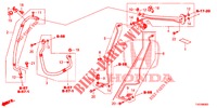 ARIA CONDIZIONATA (FLEXIBLES/TUYAUX) (LH) per Honda CIVIC 1.8 COMFORT 5 Porte 5 velocità automatico 2012