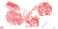 ARREDO DI MONT. MOTORE/ASS. TRASMISSIONE (1.8L) per Honda CIVIC 1.8 COMFORT 5 Porte 5 velocità automatico 2012