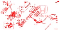 LEVA SELEZIONE (LH) per Honda CIVIC 1.8 COMFORT 5 Porte 5 velocità automatico 2012