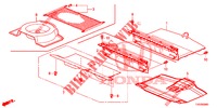 SCATOLA PAVIMENTO POST.  per Honda CIVIC 1.8 COMFORT 5 Porte 5 velocità automatico 2012