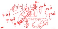 SENSORE PARCHEGGIO  per Honda CIVIC 1.8 COMFORT 5 Porte 5 velocità automatico 2012