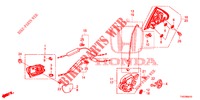 SERRATURE PORTIERE POST./MANIGLIA ESTERNA  per Honda CIVIC 1.8 COMFORT 5 Porte 5 velocità automatico 2012