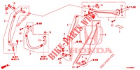 ARIA CONDIZIONATA (FLEXIBLES/TUYAUX) (LH) per Honda CIVIC 1.8 EXECUTIVE 5 Porte 6 velocità manuale 2012