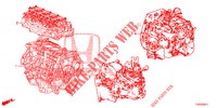 ARREDO DI MONT. MOTORE/ASS. TRASMISSIONE (1.8L) per Honda CIVIC 1.8 EXECUTIVE 5 Porte 6 velocità manuale 2012