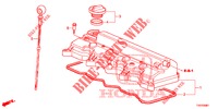 COPERTURA TESTA CILINDRO (1.8L) per Honda CIVIC 1.8 EXECUTIVE 5 Porte 6 velocità manuale 2012