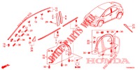 MODANATURA/PROTETTORE  per Honda CIVIC 1.8 EXECUTIVE 5 Porte 6 velocità manuale 2012