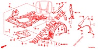 PARAFANGHI ANTERIORI  per Honda CIVIC 1.8 EXECUTIVE 5 Porte 6 velocità manuale 2012