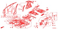 PAVIMENTO/PANNELLI INTERNI  per Honda CIVIC 1.8 EXECUTIVE 5 Porte 6 velocità manuale 2012