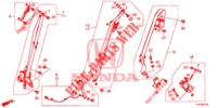 SEDILE ANTERIORE/CINTURE DI SICUREZZA  per Honda CIVIC 1.8 EXECUTIVE 5 Porte 6 velocità manuale 2012