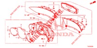 TACHIMETRO  per Honda CIVIC 1.8 EXECUTIVE 5 Porte 6 velocità manuale 2012
