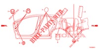 ANELLO DI TENUTA (LATERAL) per Honda CIVIC 1.8 EXECUTIVE 5 Porte 5 velocità automatico 2012