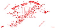 CONDOTTO SCARICO/SILENZIATORE (1.8L) per Honda CIVIC 1.8 EXECUTIVE 5 Porte 5 velocità automatico 2012