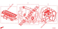 KIT GUARNIZIONE/ ASS. TRASMISSIONE (1.8L) per Honda CIVIC 1.8 EXECUTIVE 5 Porte 5 velocità automatico 2012